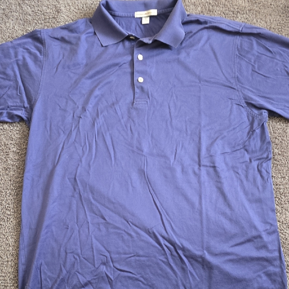 Peter Millar Blue Polo Shirt Classic Style